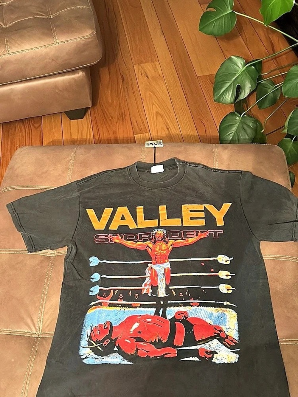Vale Forever Valley Sport Dept Jesus Boxing Ring Tee Black